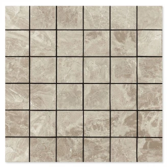 Marmor Mosaik Klinker Rhodes Grå Matt 30x30 (5x5) cm